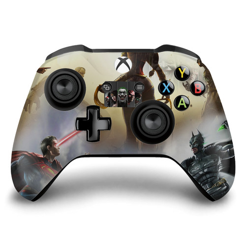 Injustice Gods Among Us Key Art Poster Vinyl Sticker Skin Decal Cover for Microsoft Xbox One S / X Controller