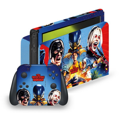 The Suicide Squad 2021 Character Poster Group Vinyl Sticker Skin Decal Cover for Nintendo Switch OLED