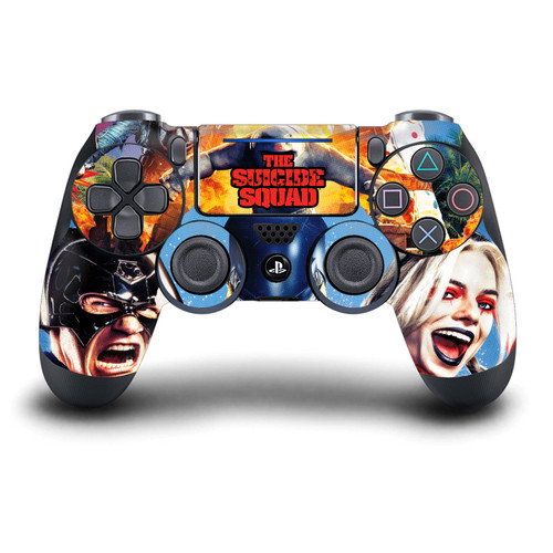 The Suicide Squad 2021 Character Poster Group Vinyl Sticker Skin Decal Cover for Sony DualShock 4 Controller