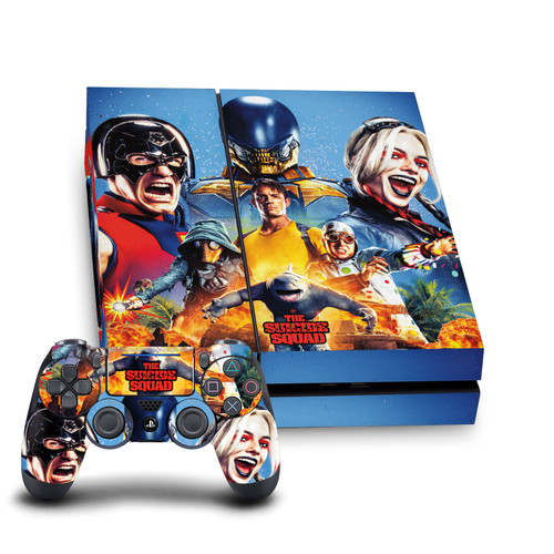 The Suicide Squad 2021 Character Poster Group Vinyl Sticker Skin Decal Cover for Sony PS4 Console & Controller