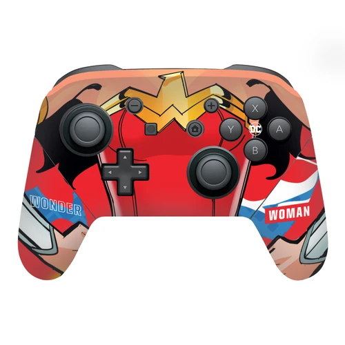 DC Women Core Compositions Wonder Woman Vinyl Sticker Skin Decal Cover for Nintendo Switch Pro Controller