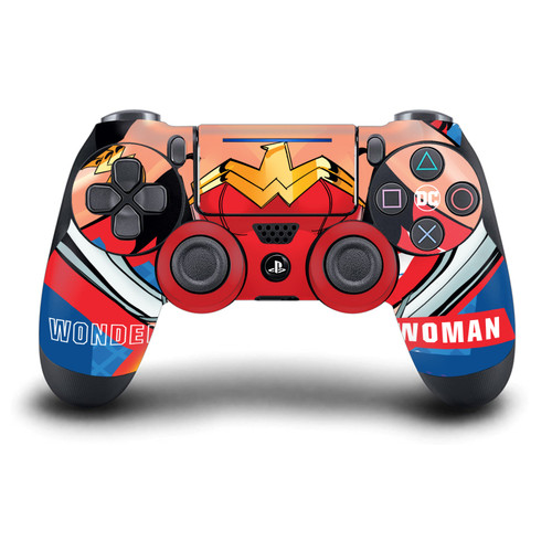 DC Women Core Compositions Wonder Woman Vinyl Sticker Skin Decal Cover for Sony DualShock 4 Controller