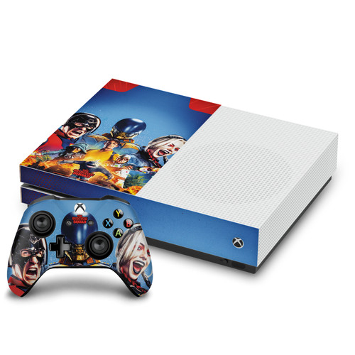 The Suicide Squad 2021 Character Poster Group Vinyl Sticker Skin Decal Cover for Microsoft One S Console & Controller