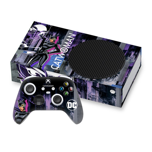 DC Women Core Compositions Catwoman Vinyl Sticker Skin Decal Cover for Microsoft Series S Console & Controller