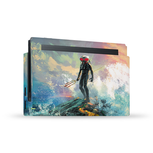 Aquaman DC Comics Comic Book Cover Black Manta Painting Vinyl Sticker Skin Decal Cover for Nintendo Switch Console & Dock