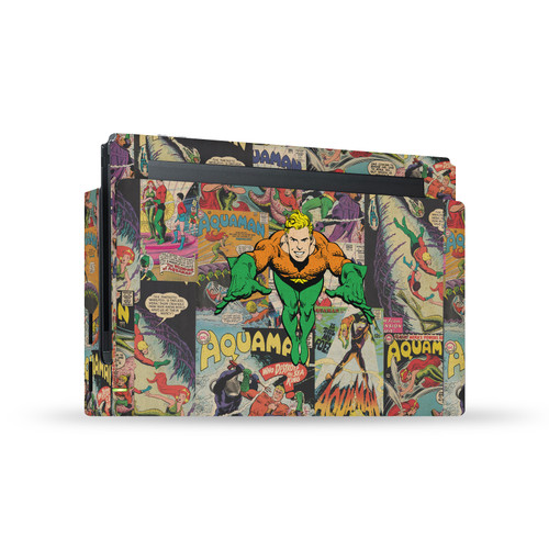Aquaman DC Comics Comic Book Cover Character Collage Vinyl Sticker Skin Decal Cover for Nintendo Switch Console & Dock