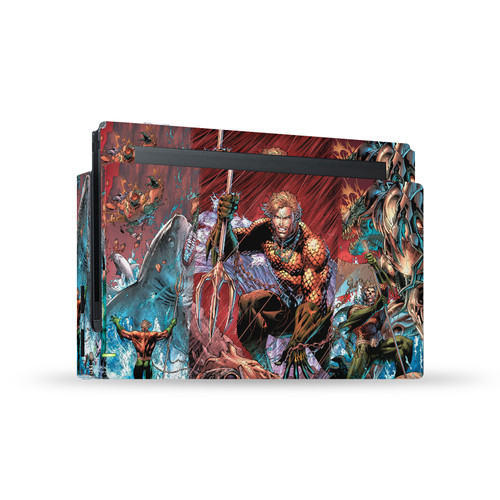 Aquaman DC Comics Comic Book Cover Collage Vinyl Sticker Skin Decal Cover for Nintendo Switch Console & Dock
