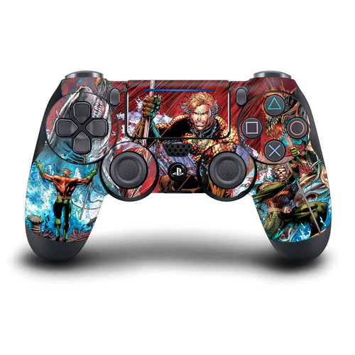 Aquaman DC Comics Comic Book Cover Collage Vinyl Sticker Skin Decal Cover for Sony DualShock 4 Controller