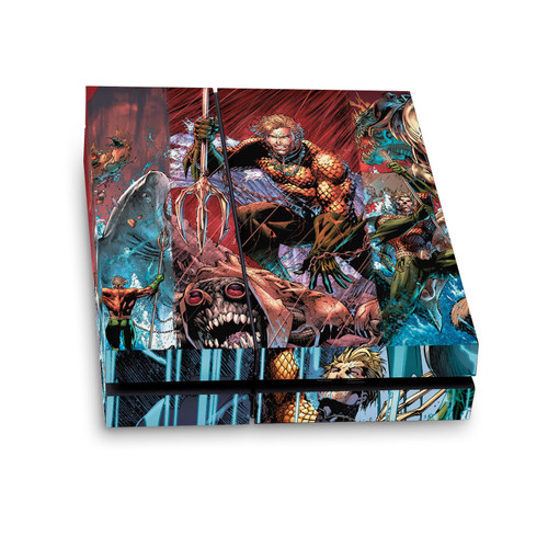 Aquaman DC Comics Comic Book Cover Collage Vinyl Sticker Skin Decal Cover for Sony PS4 Console