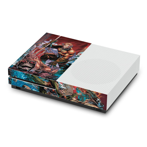 Aquaman DC Comics Comic Book Cover Collage Vinyl Sticker Skin Decal Cover for Microsoft Xbox One S Console