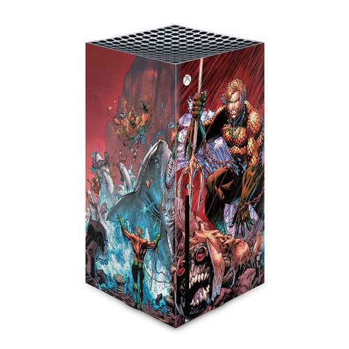 Aquaman DC Comics Comic Book Cover Collage Vinyl Sticker Skin Decal Cover for Microsoft Xbox Series X Console