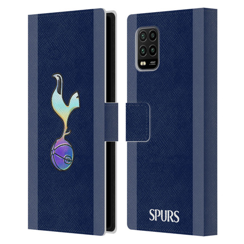 Tottenham Hotspur F.C. 2023/24 Badge Dark Blue and Purple Leather Book Wallet Case Cover For Xiaomi Mi 10 Lite 5G
