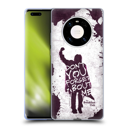 The Breakfast Club Graphics Don't You Forget About Me Soft Gel Case for Huawei Mate 40 Pro 5G