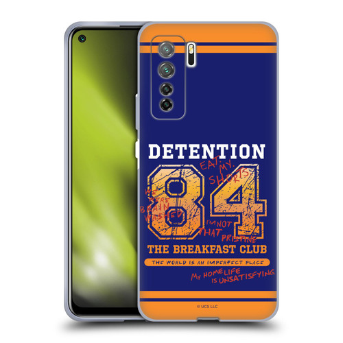 The Breakfast Club Graphics Detention 84 Soft Gel Case for Huawei Nova 7 SE/P40 Lite 5G