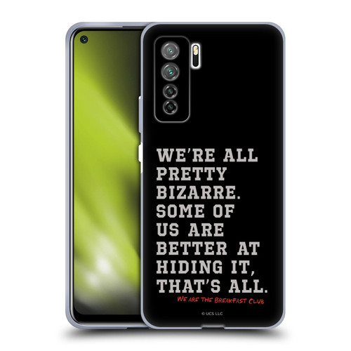 The Breakfast Club Graphics Typography Soft Gel Case for Huawei Nova 7 SE/P40 Lite 5G