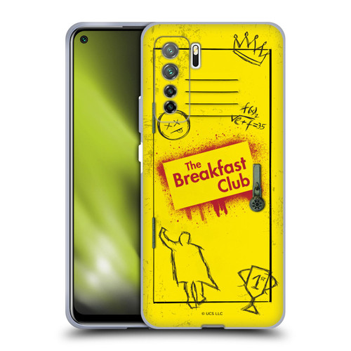 The Breakfast Club Graphics Yellow Locker Soft Gel Case for Huawei Nova 7 SE/P40 Lite 5G