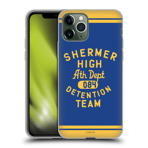 The Breakfast Club Graphics Shermer High Ath Depth Soft Gel Case for Apple iPhone 11 Pro