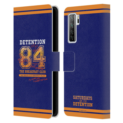 The Breakfast Club Graphics Detention 84 Leather Book Wallet Case Cover For Huawei Nova 7 SE/P40 Lite 5G