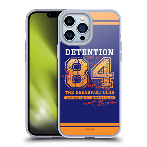 The Breakfast Club Graphics Detention 84 Soft Gel Case for Apple iPhone 13 Pro Max