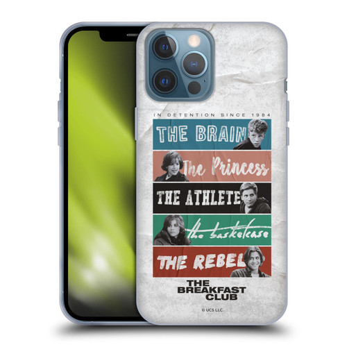 The Breakfast Club Graphics In Detention Since 1984 Soft Gel Case for Apple iPhone 13 Pro Max