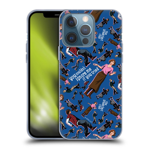 The Breakfast Club Graphics Dancing Pattern Soft Gel Case for Apple iPhone 13 Pro