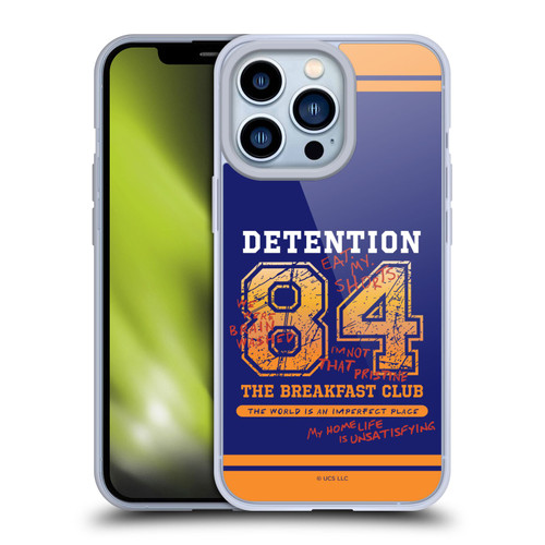The Breakfast Club Graphics Detention 84 Soft Gel Case for Apple iPhone 13 Pro