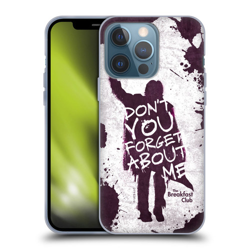 The Breakfast Club Graphics Don't You Forget About Me Soft Gel Case for Apple iPhone 13 Pro