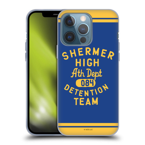 The Breakfast Club Graphics Shermer High Ath Depth Soft Gel Case for Apple iPhone 13 Pro