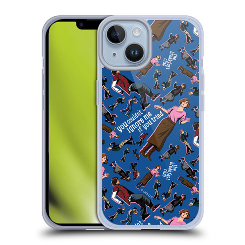 The Breakfast Club Graphics Dancing Pattern Soft Gel Case for Apple iPhone 14