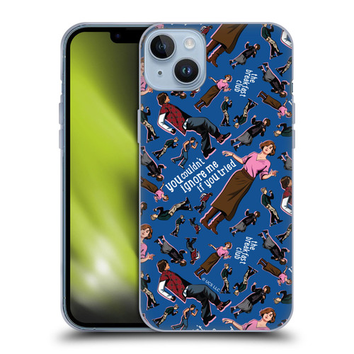 The Breakfast Club Graphics Dancing Pattern Soft Gel Case for Apple iPhone 14 Plus