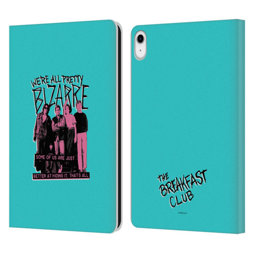 The Breakfast Club Graphics We're All Pretty Bizarre Leather Book Wallet Case Cover For Apple iPad 10.9 (2022)