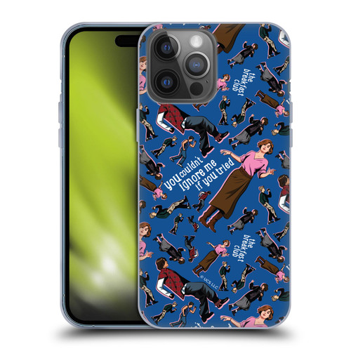 The Breakfast Club Graphics Dancing Pattern Soft Gel Case for Apple iPhone 14 Pro Max