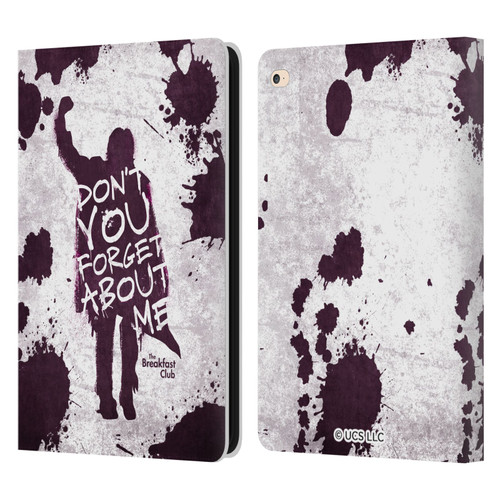 The Breakfast Club Graphics Don't You Forget About Me Leather Book Wallet Case Cover For Apple iPad Air 2 (2014)