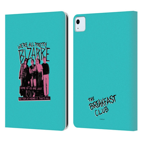 The Breakfast Club Graphics We're All Pretty Bizarre Leather Book Wallet Case Cover For Apple iPad Air 2020 / 2022