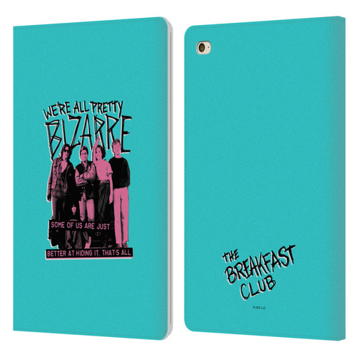 The Breakfast Club Graphics We're All Pretty Bizarre Leather Book Wallet Case Cover For Apple iPad mini 4