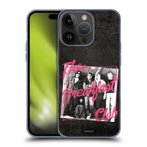 The Breakfast Club Graphics Group Soft Gel Case for Apple iPhone 15 Pro
