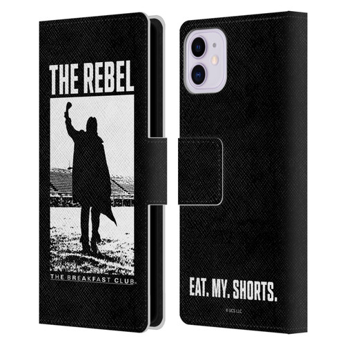 The Breakfast Club Graphics The Rebel Leather Book Wallet Case Cover For Apple iPhone 11