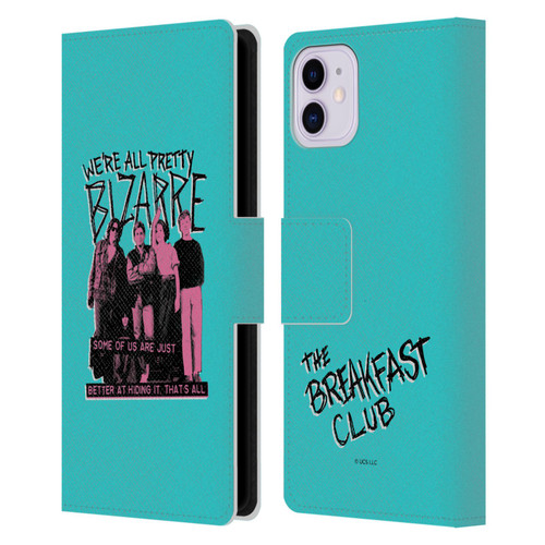 The Breakfast Club Graphics We're All Pretty Bizarre Leather Book Wallet Case Cover For Apple iPhone 11