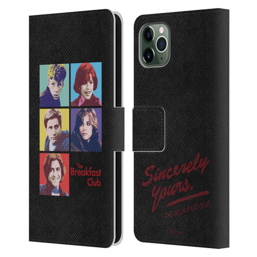 The Breakfast Club Graphics Pop Art Leather Book Wallet Case Cover For Apple iPhone 11 Pro Max