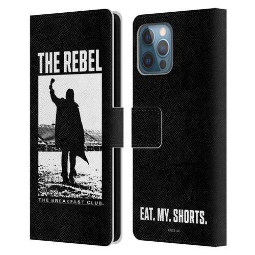 The Breakfast Club Graphics The Rebel Leather Book Wallet Case Cover For Apple iPhone 12 Pro Max
