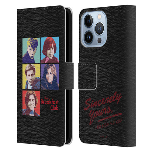 The Breakfast Club Graphics Pop Art Leather Book Wallet Case Cover For Apple iPhone 13 Pro