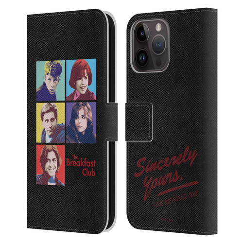 The Breakfast Club Graphics Pop Art Leather Book Wallet Case Cover For Apple iPhone 15 Pro Max