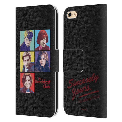 The Breakfast Club Graphics Pop Art Leather Book Wallet Case Cover For Apple iPhone 6 / iPhone 6s