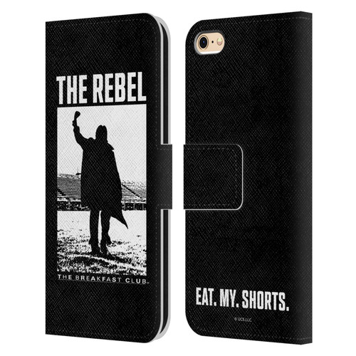 The Breakfast Club Graphics The Rebel Leather Book Wallet Case Cover For Apple iPhone 6 / iPhone 6s