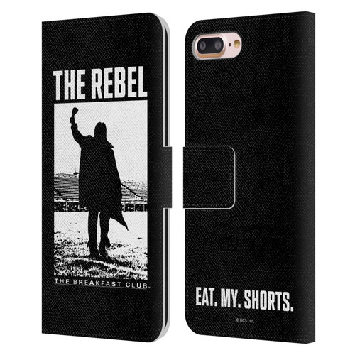The Breakfast Club Graphics The Rebel Leather Book Wallet Case Cover For Apple iPhone 7 Plus / iPhone 8 Plus