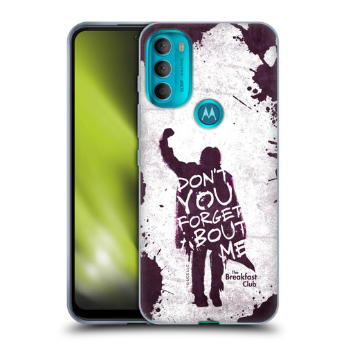 The Breakfast Club Graphics Don't You Forget About Me Soft Gel Case for Motorola Moto G71 5G
