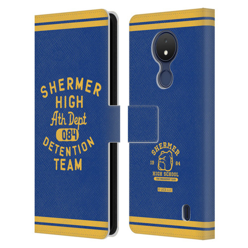 The Breakfast Club Graphics Shermer High Ath Depth Leather Book Wallet Case Cover For Nokia C21