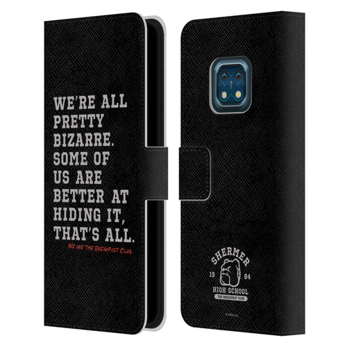 The Breakfast Club Graphics Typography Leather Book Wallet Case Cover For Nokia XR20