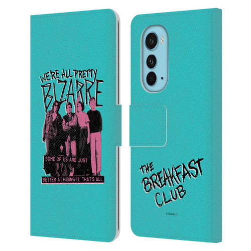 The Breakfast Club Graphics We're All Pretty Bizarre Leather Book Wallet Case Cover For Motorola Edge (2022)