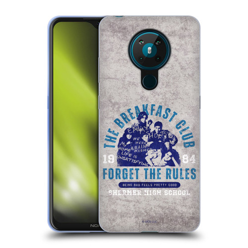 The Breakfast Club Graphics Forget The Rules Soft Gel Case for Nokia 5.3